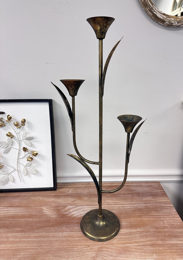 Rustic Iron Taper Candle Holder VagabondVintage