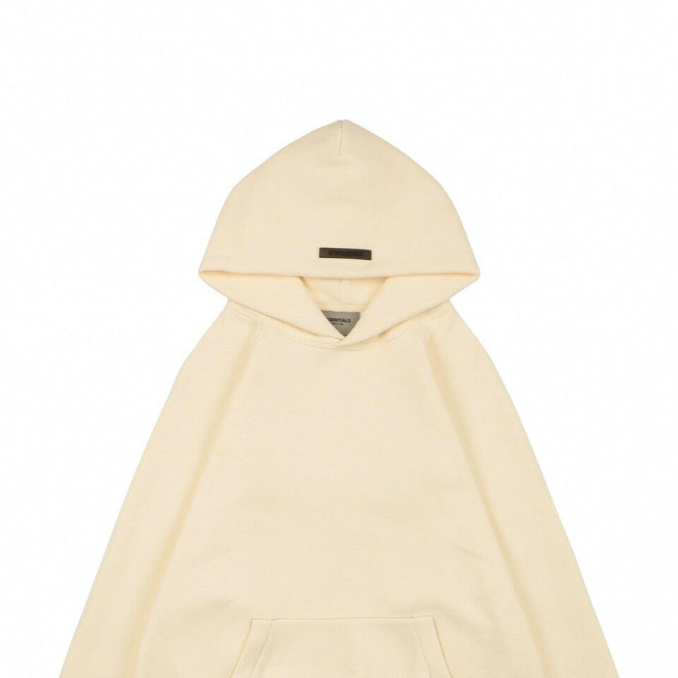 Fear Of God Essential 2021 Fall-Winter Cream Hoodie Apparel Collection