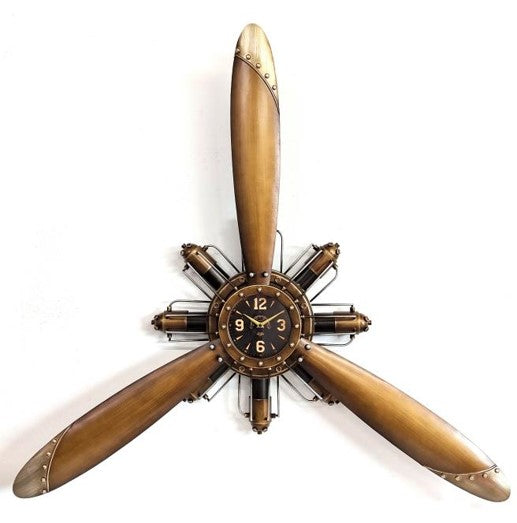 AeroSpin Wall Clock – Propeller Edition