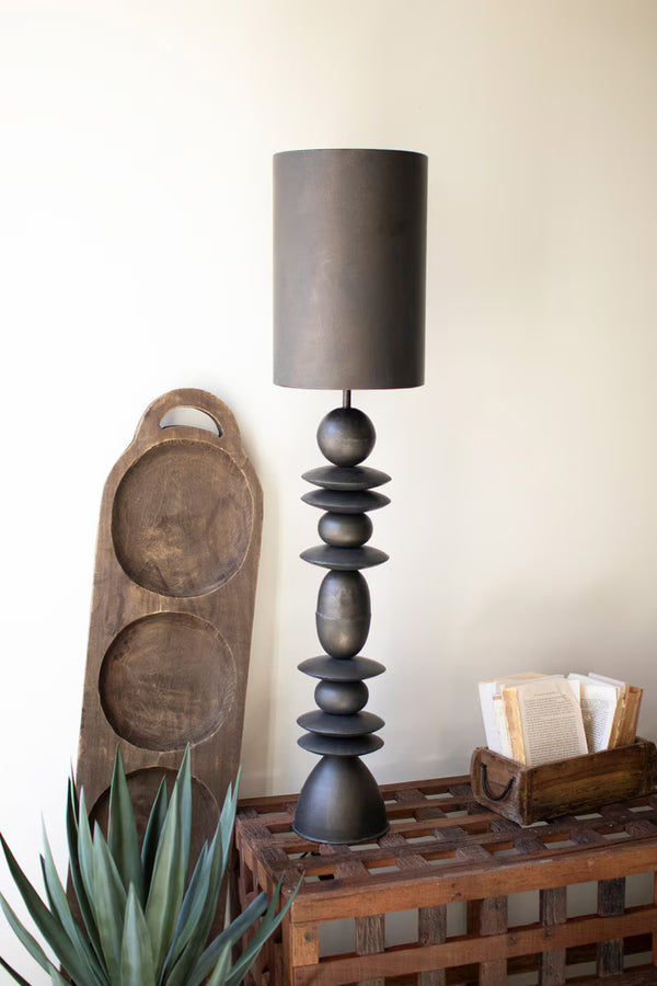 ANTIQUE BRONZE TABLE LAMP