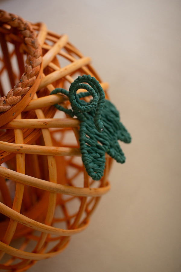 Set of 2 Willow Pumpkin Lanterns