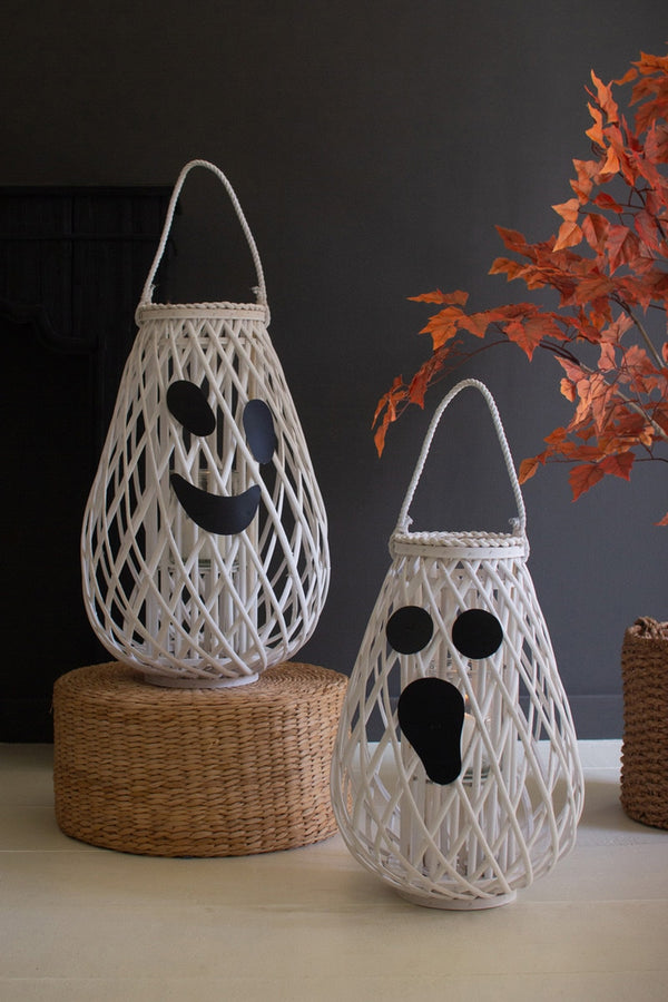 Set of 2 Willow Ghost Lanterns