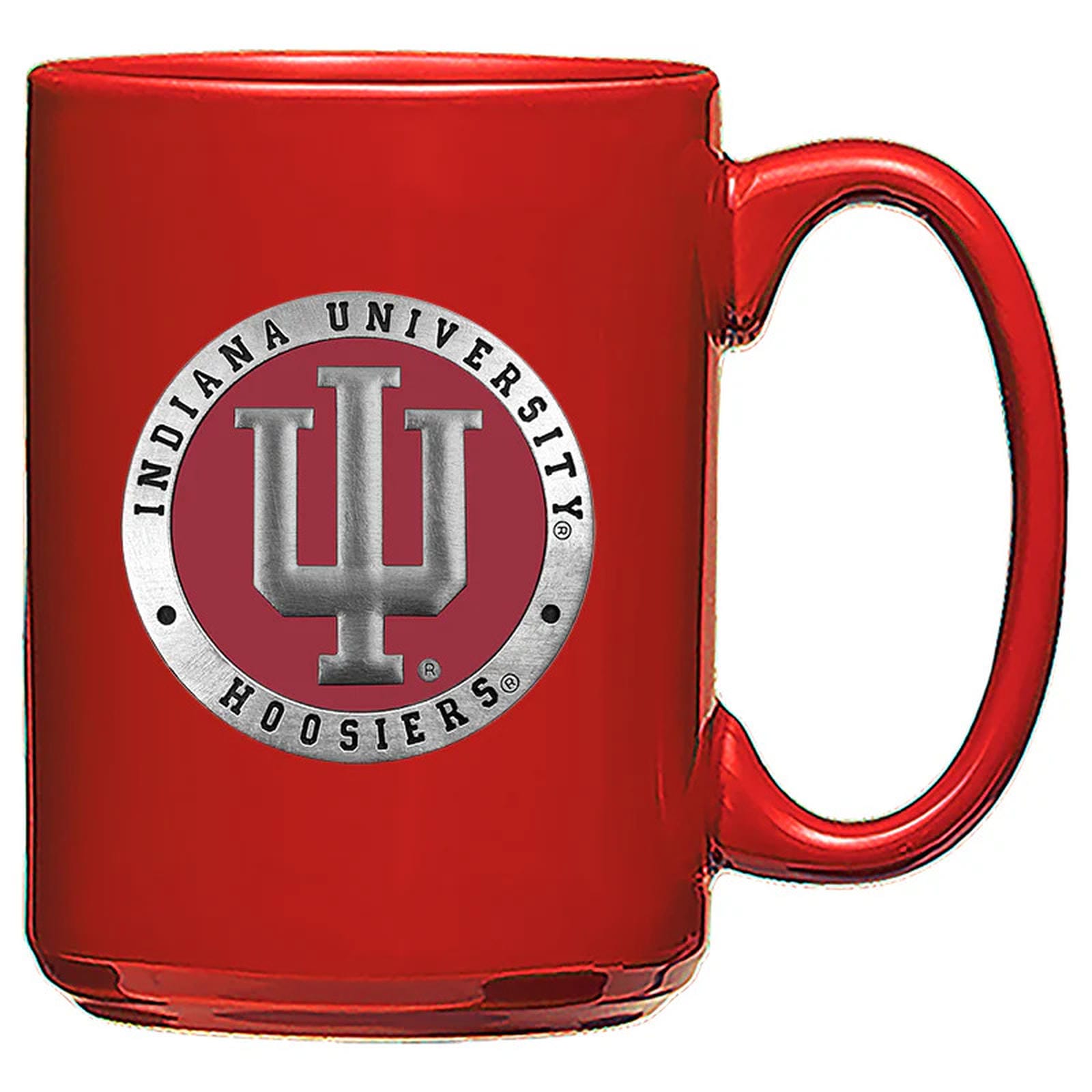 Indiana University Coffee Mug (Clear, White and Red)