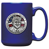 Donald Trump w/ Flag Coffee Mug