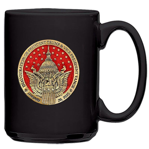 All American Mug - Trump & Vance  Inauguration 2025 Coffee Mug 24K Gold Plated Limited Edition