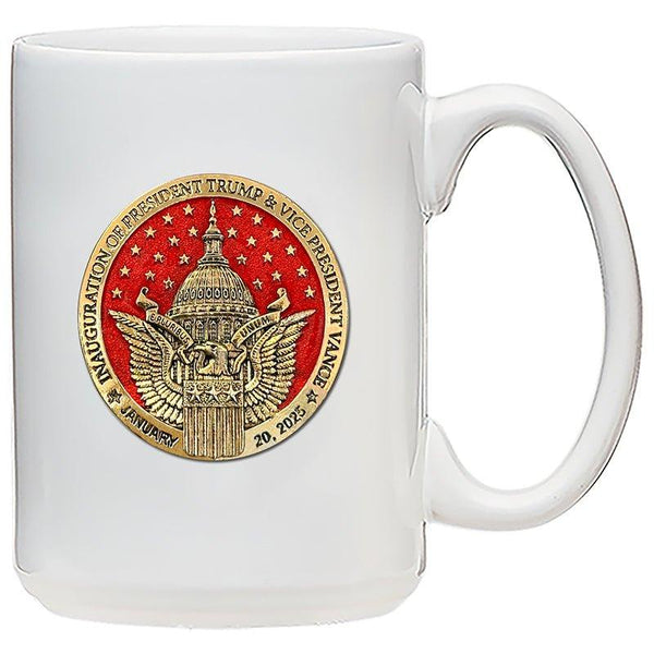 All American Mug - Trump & Vance  Inauguration 2025 Coffee Mug 24K Gold Plated Limited Edition