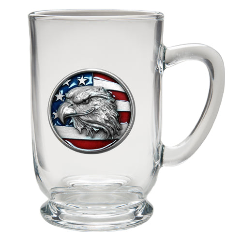 Eagle Head W/ Flag Coffee Mug