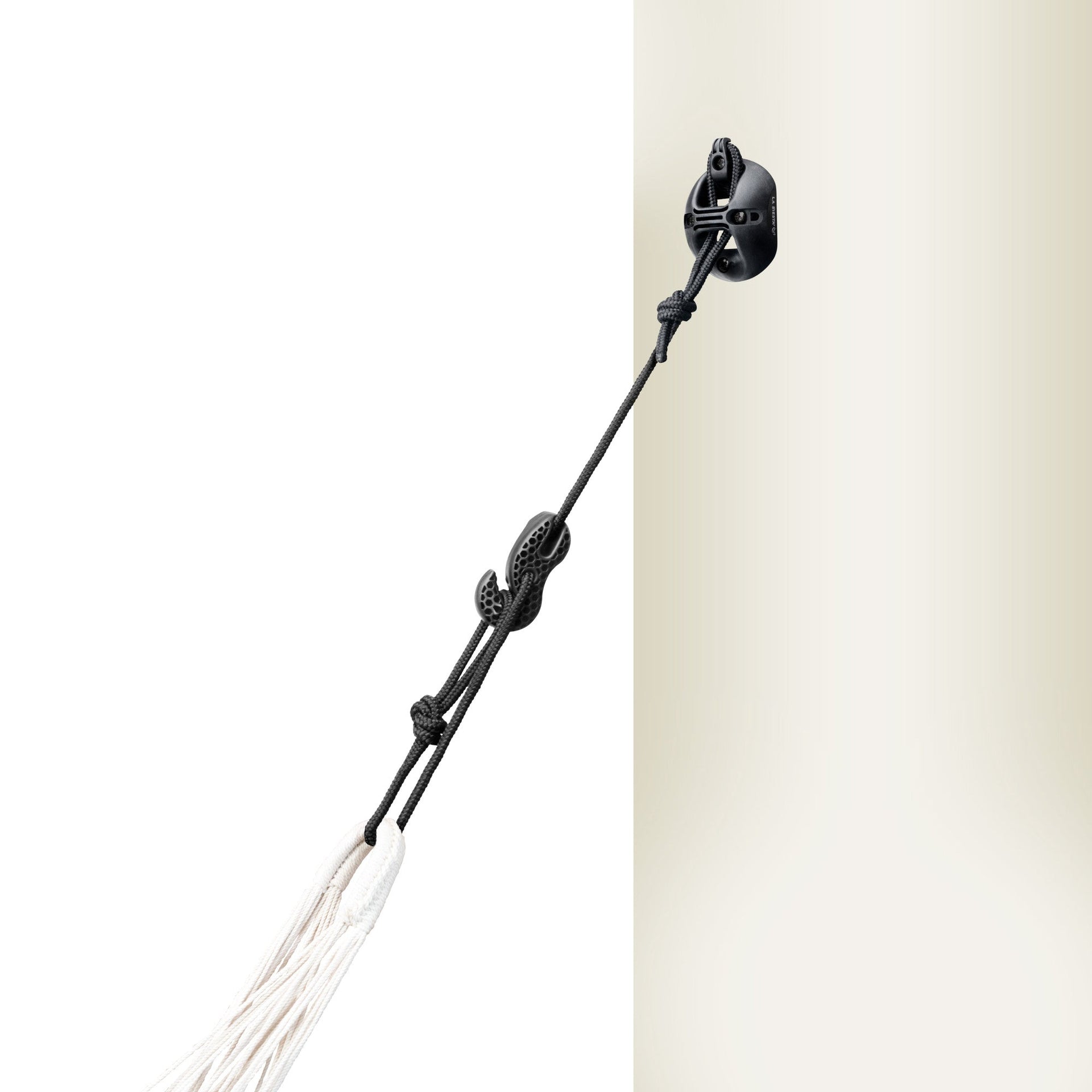 CasaMount 2rope Black - Wall, Ceiling & Beam Suspension Set for Hammocks LA SIESTA