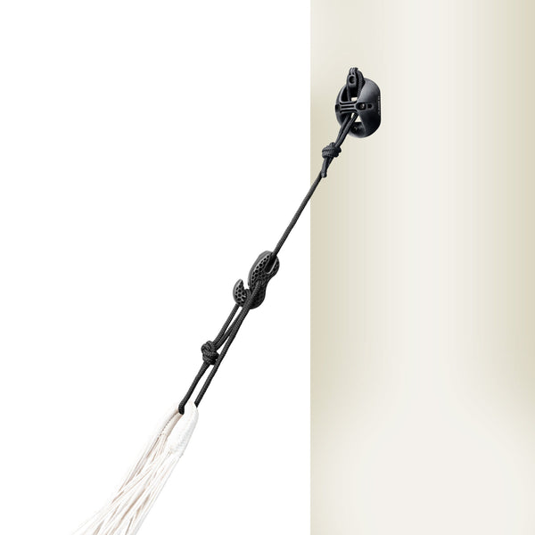 CasaMount 2rope Black - Wall, Ceiling & Beam Suspension Set for Hammocks LA SIESTA