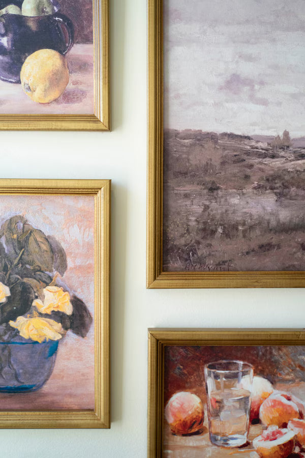 SET OF FIVE FRAMED GALLERY WALL PRINTS