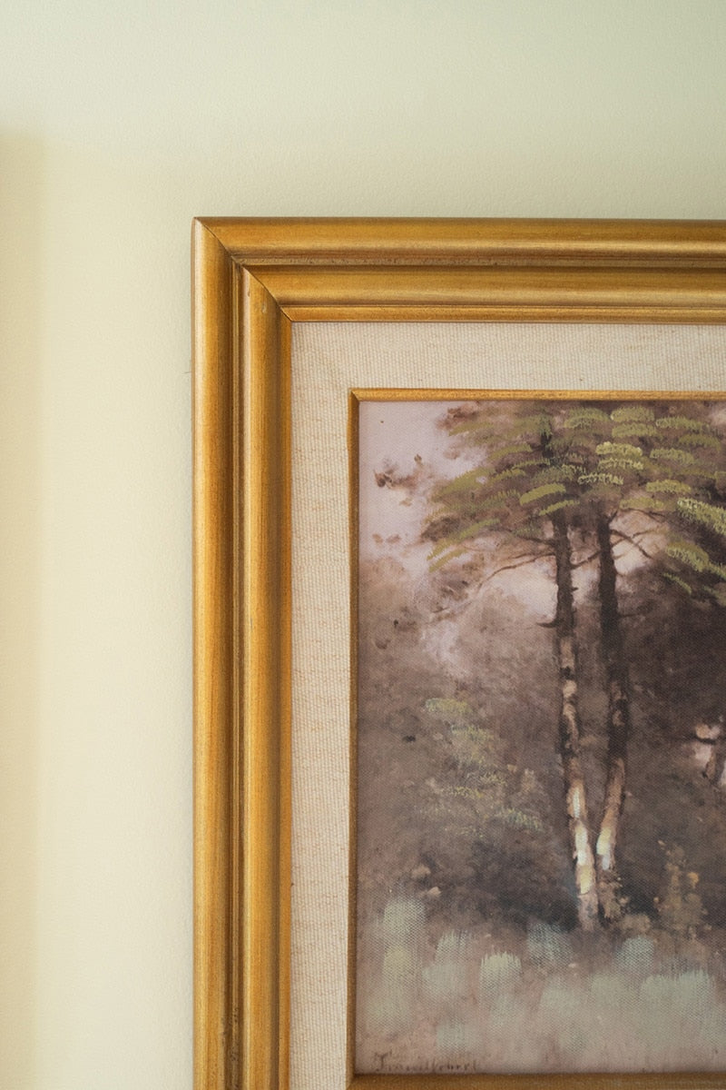 SET OF TWO FRAMED LANDSCAPE PRINTS