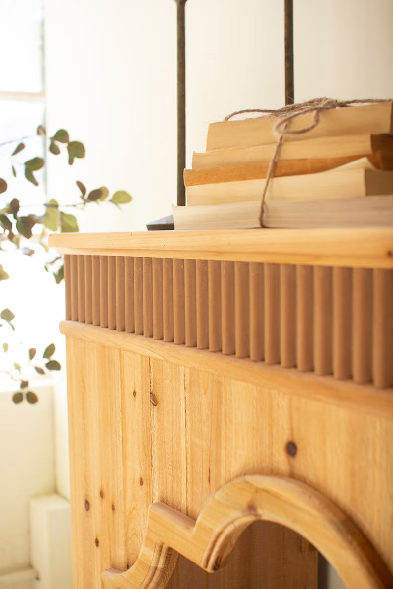 NATURAL FIR WOOD MANTLE