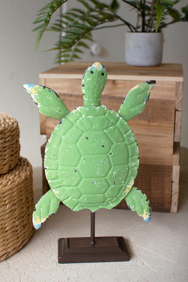 SET OF THREE PAINTED COASTAL DECOR