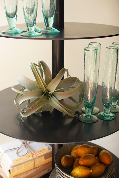 FIVE TIERED ROUND IRON STORE DISPLAY