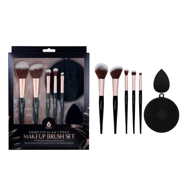 Pursonic Complete Glam 7-Piece Makeup Brush Set