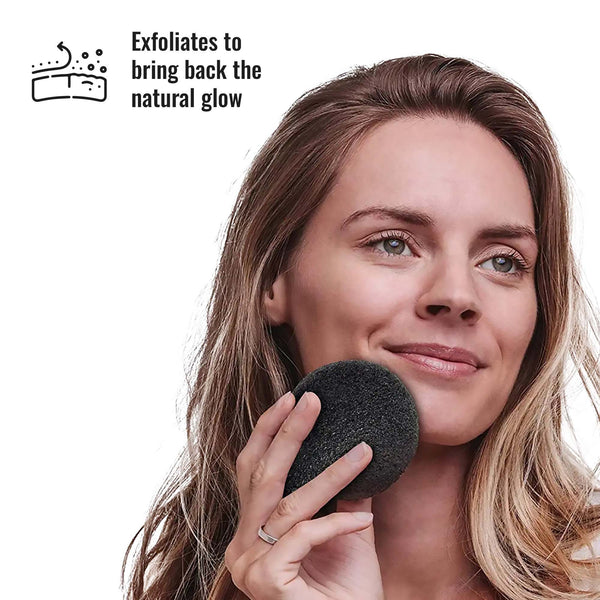 Pursonic Skin & Beauty Essentials Bundle – Konjac Sponge Duo, Bamboo Charcoal Konjac Sponge & 3-Pack Makeup Sponge Set Pursonic