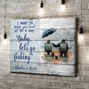 Hold Your Hand at 80 Sign - 12x18 inch Medium Premium Gallery Wrapped / Style 1