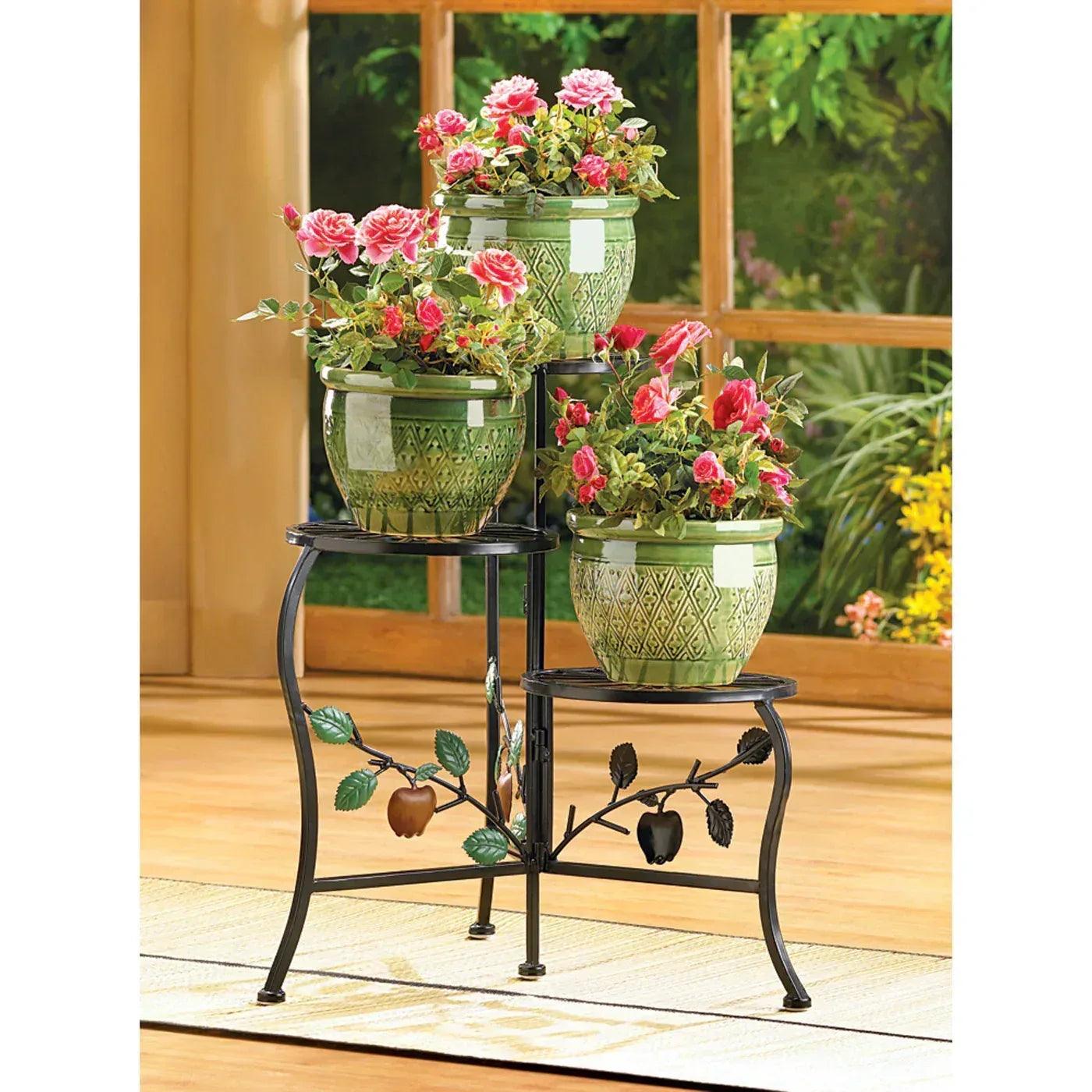 COUNTRY APPLE PLANT STAND - Gifts for You 'n Me