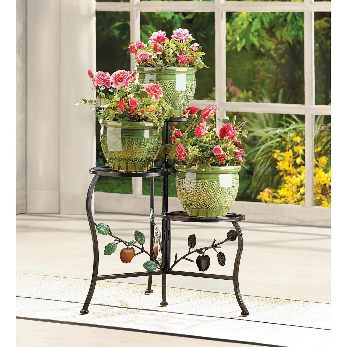 COUNTRY APPLE PLANT STAND - Gifts for You 'n Me