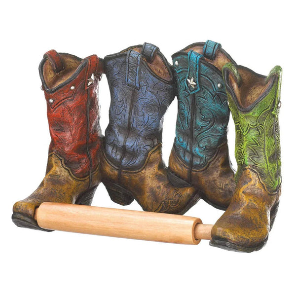 COWBOY BOOTS TOILET PAPER HOLDER - Gifts for You 'n Me