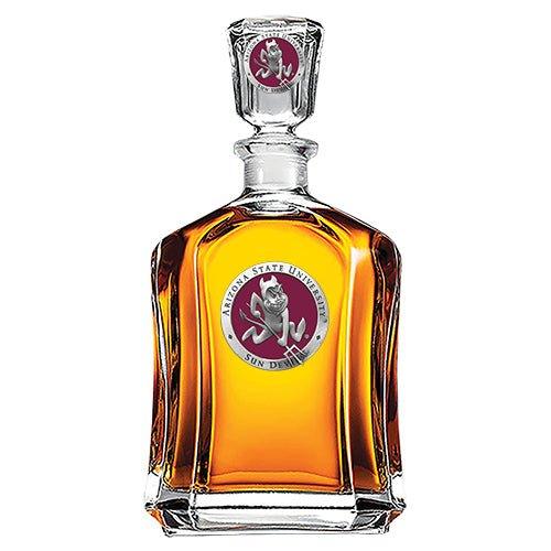 Arizona State University Sparky Logo Capitol Decanter