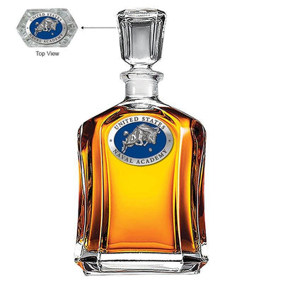 United States Naval Academy Goat Capitol Decanter