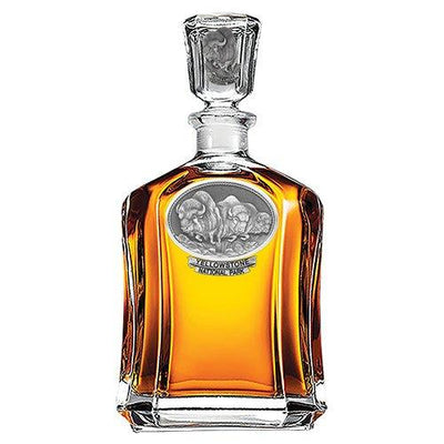 Buffalo Yellowstone National Park Capitol Decanter