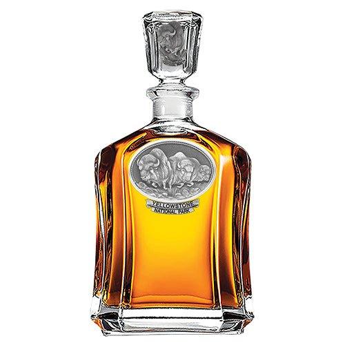 Buffalo Yellowstone National Park Capitol Decanter