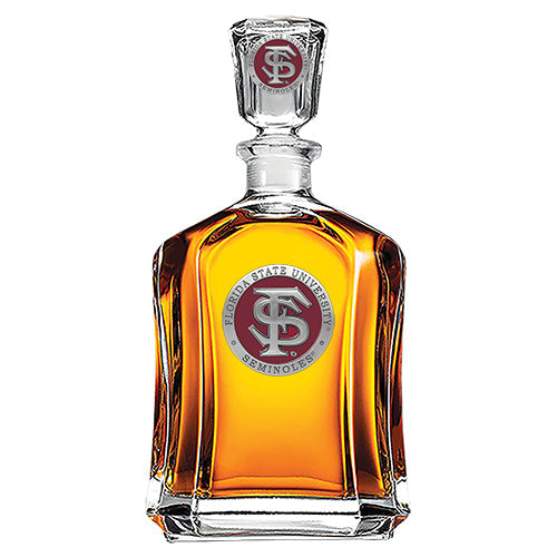 Florida State University FS Logo Capitol Decanter