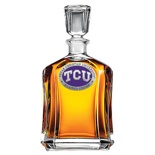 Texas Christian University Capitol Decanter