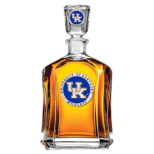 University of Kentucky UK Logo Capitol Decanter