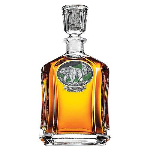 Grizzly Bear Yellowstone National Park Capitol Decanter