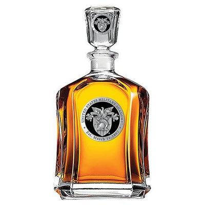 United States Military Academy Crest Capitol Decanter