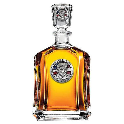 Donald Trump w/ Flag Capitol Decanter