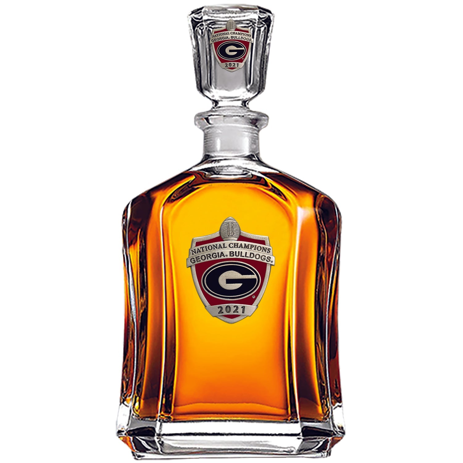 2021 Georgia Football Championship Capitol Decanter