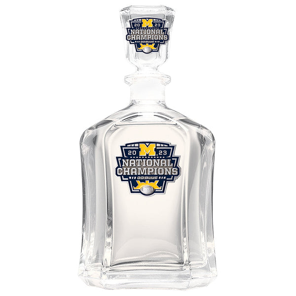 2023 Michigan Football Championship Capitol Decanter