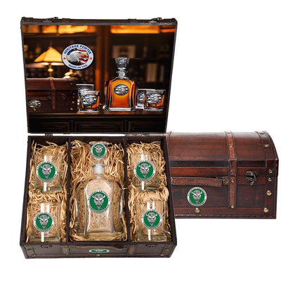 Marshall University Capitol Decanter Chest Set