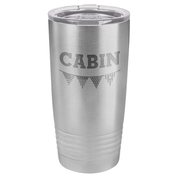 American Flag 20 oz Tumbler - Stainless Steel - Gifts for You 'n Me