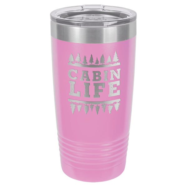 Cabin Life 20 oz Tumbler - Powder Coated