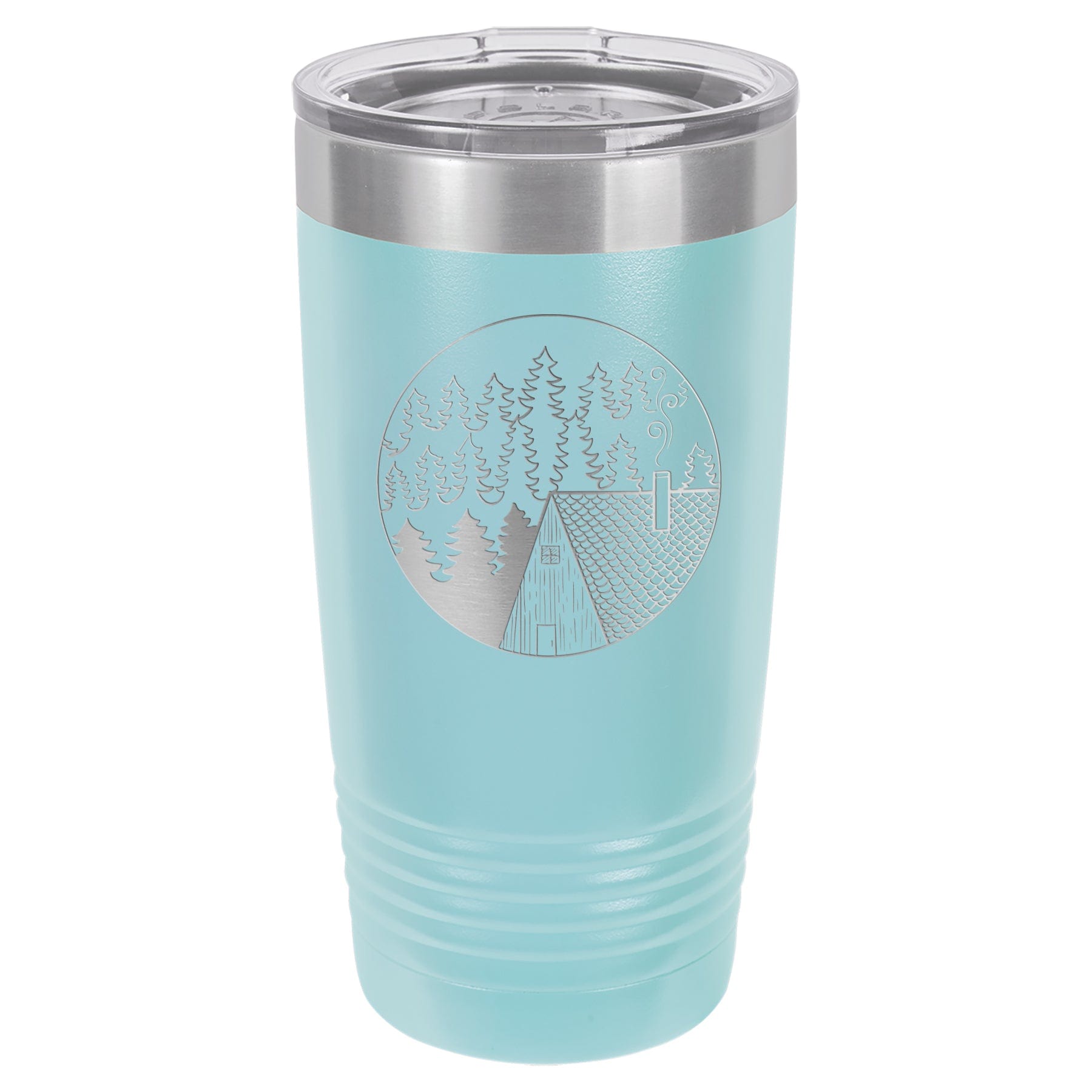 Cabin Scene 20 oz Tumbler - Powder Coated