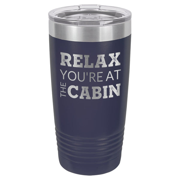 At The Cabin 20 oz Tumbler - Powder Coated