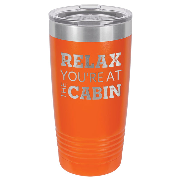 At The Cabin 20 oz Tumbler - Powder Coated