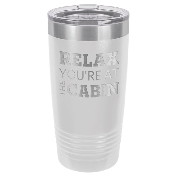 At The Cabin 20 oz Tumbler - Powder Coated