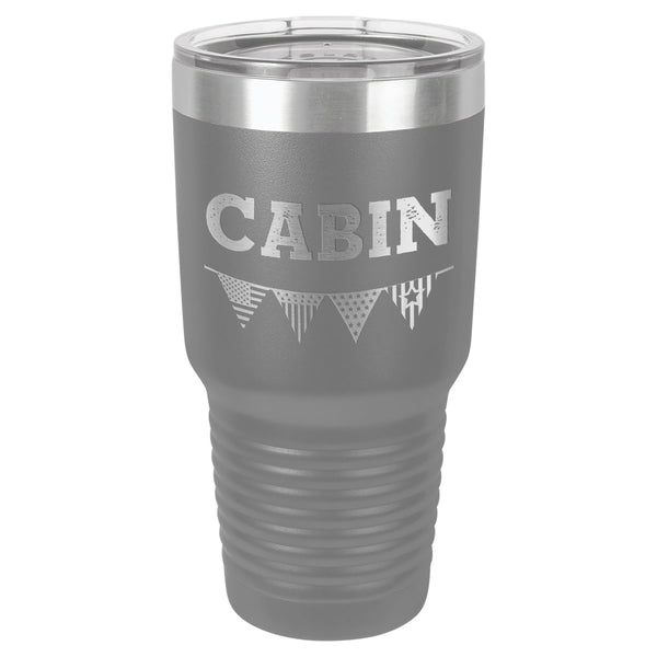 American Flag 30 oz Tumbler - Powder Coated