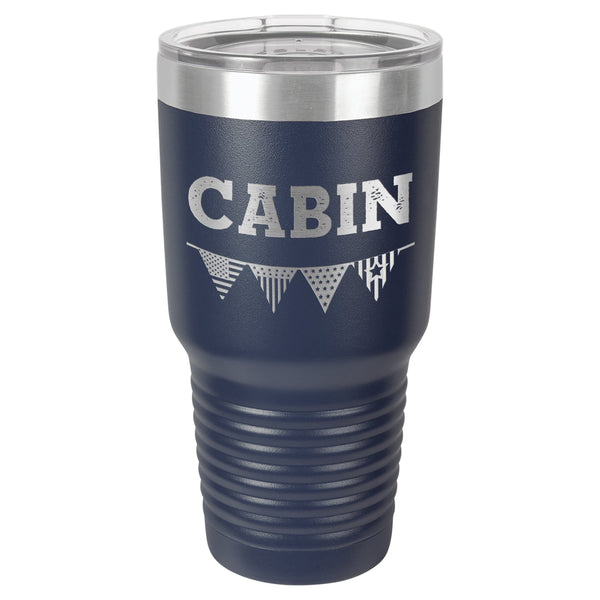 American Flag 30 oz Tumbler - Powder Coated