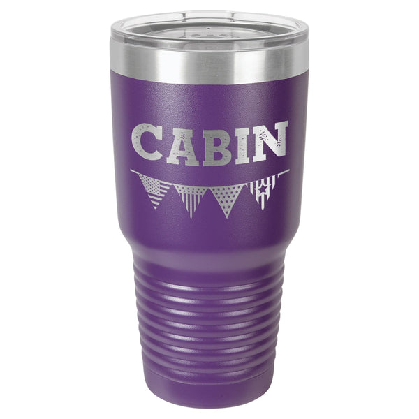 American Flag 30 oz Tumbler - Powder Coated