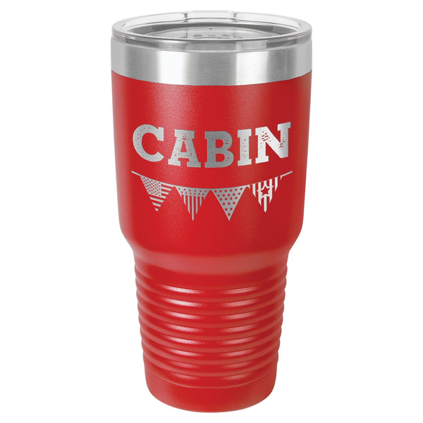 American Flag 30 oz Tumbler - Powder Coated