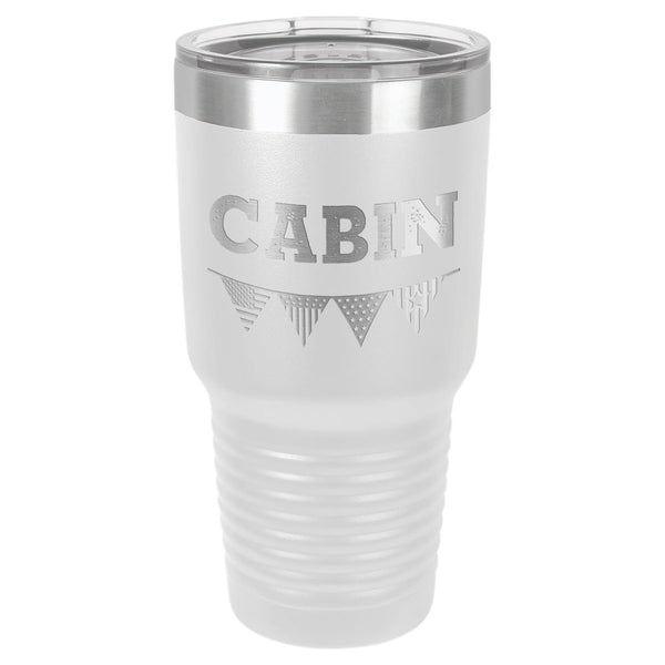 American Flag 30 oz Tumbler - Powder Coated