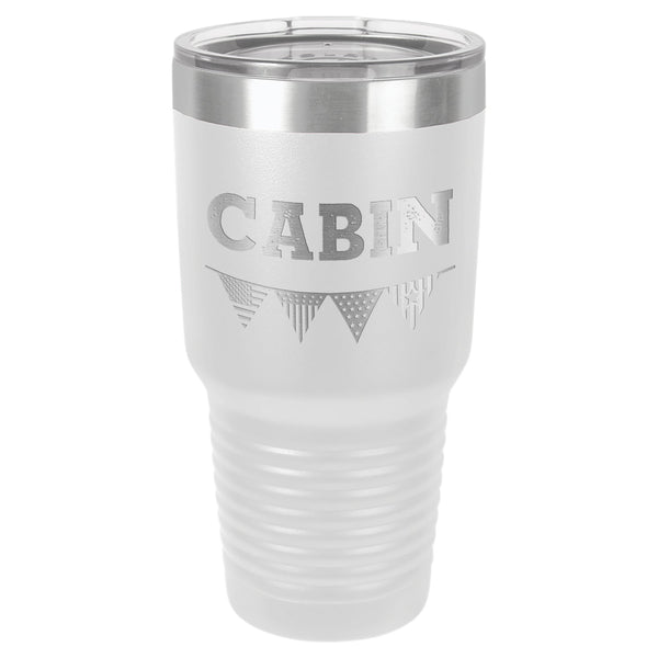 American Flag 30 oz Tumbler - Powder Coated