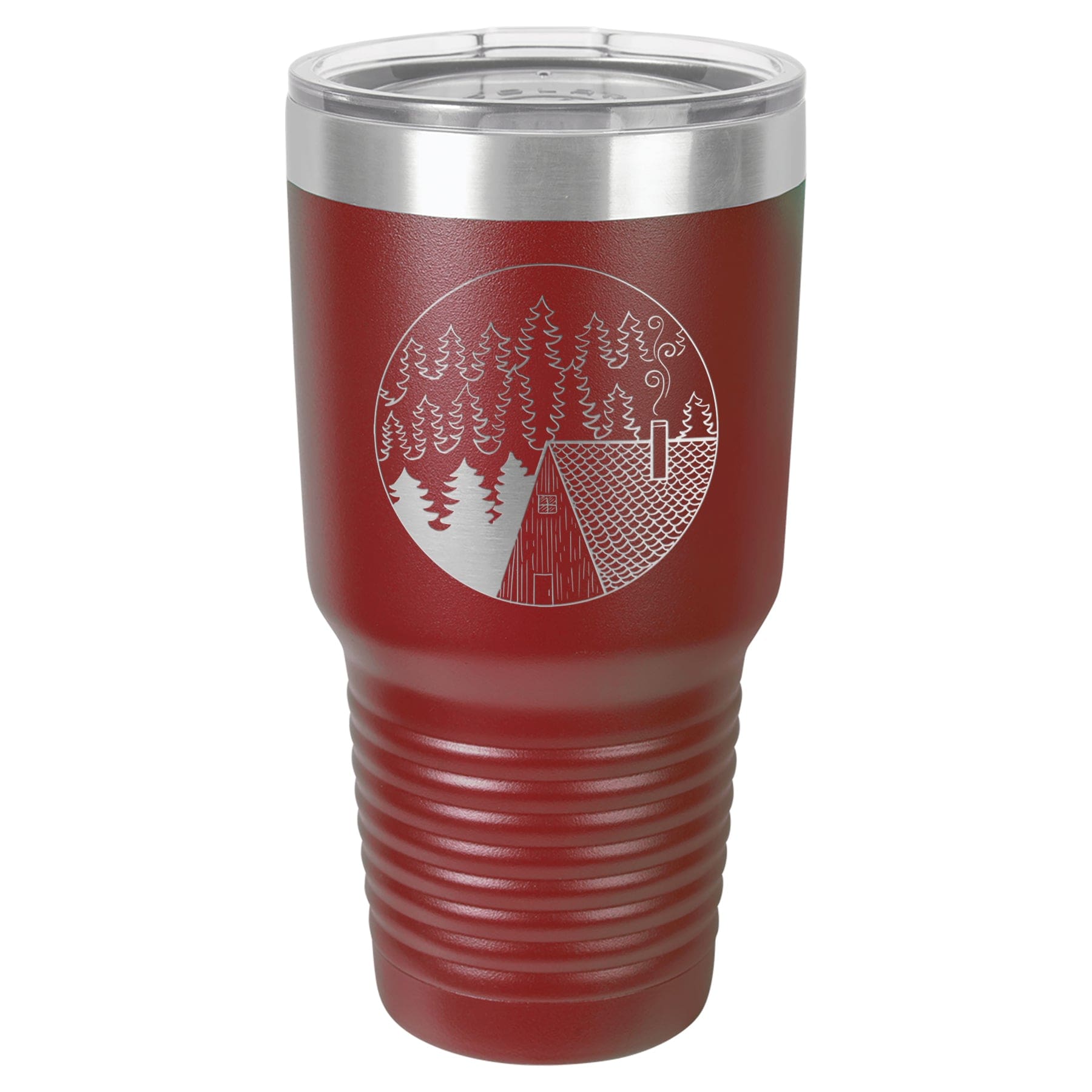Cabin Scene 30 oz Tumbler - Powder Coated